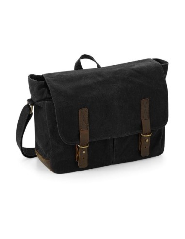 Heritage Waxed Canvas Messenger0