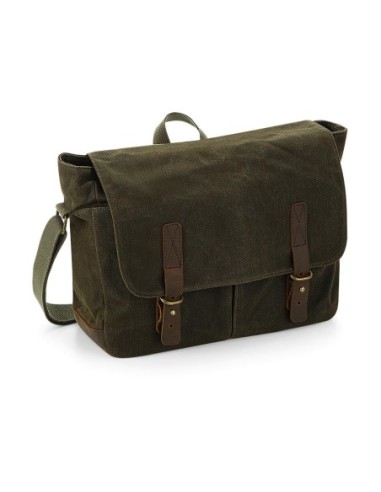 Heritage Waxed Canvas Messenger1
