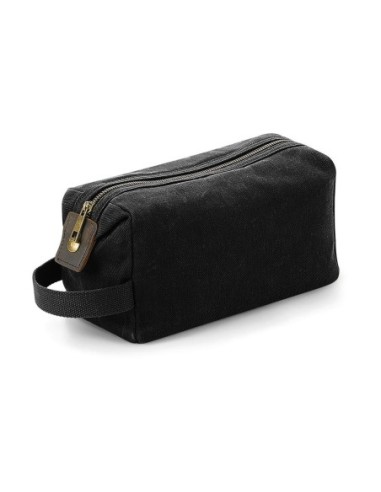 Heritage Waxed Canvas Wash Bag0