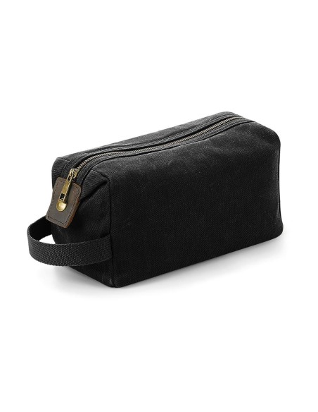 Heritage Waxed Canvas Wash Bag0