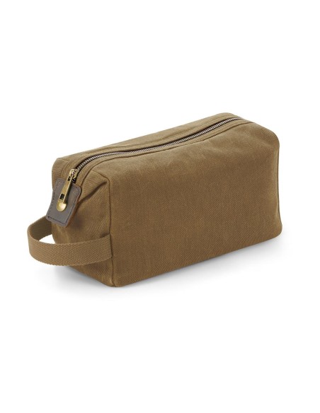 Heritage Waxed Canvas Wash Bag2