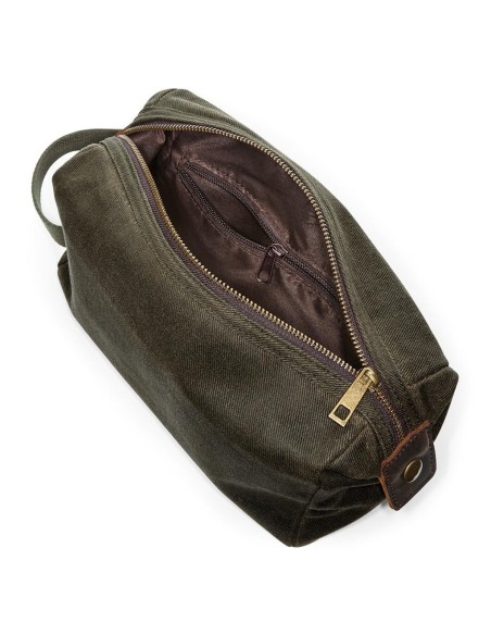Heritage Waxed Canvas Wash Bag6