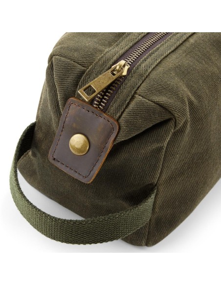 Heritage Waxed Canvas Wash Bag7