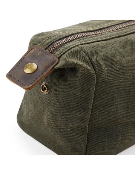 Heritage Waxed Canvas Wash Bag8