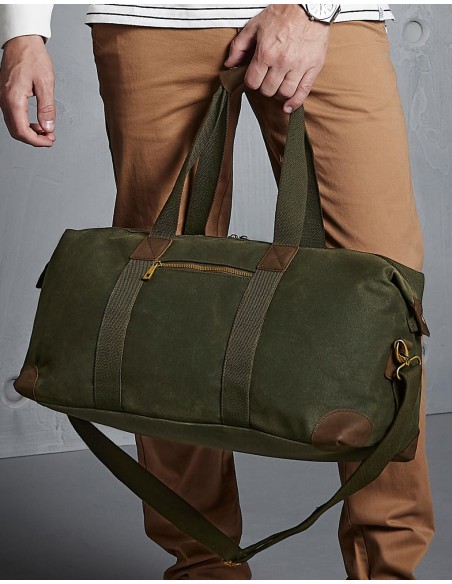 Heritage Waxed Canvas Holdall3