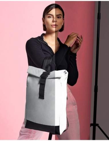 Reflective Roll-Top Backpack3