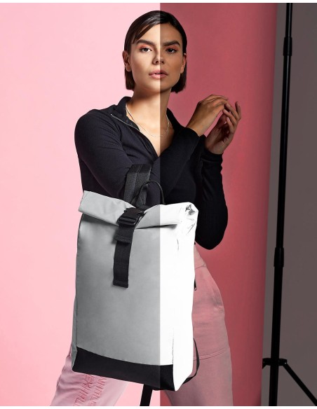 Reflective Roll-Top Backpack3