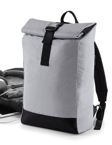 Reflective Roll-Top Backpack5