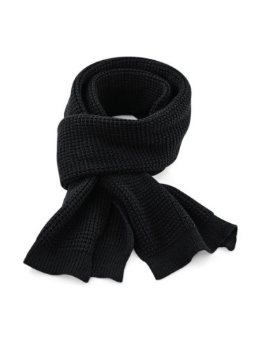 Classic Waffle Knit Scarf0