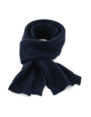 Classic Waffle Knit Scarf1