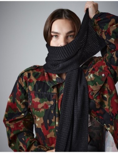 Classic Waffle Knit Scarf2