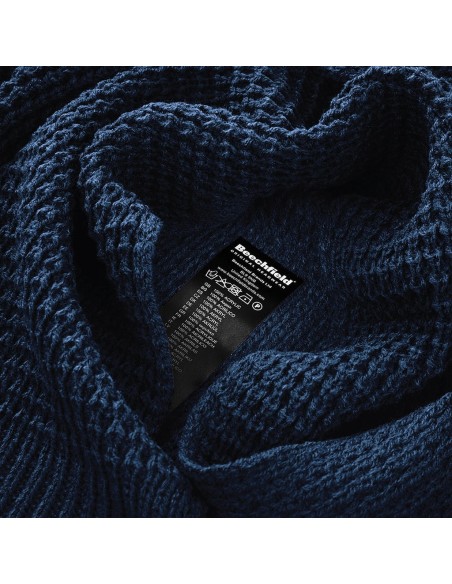 Classic Waffle Knit Scarf4
