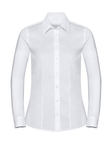 Ladies LS Tailored Coolmax® Shirt0