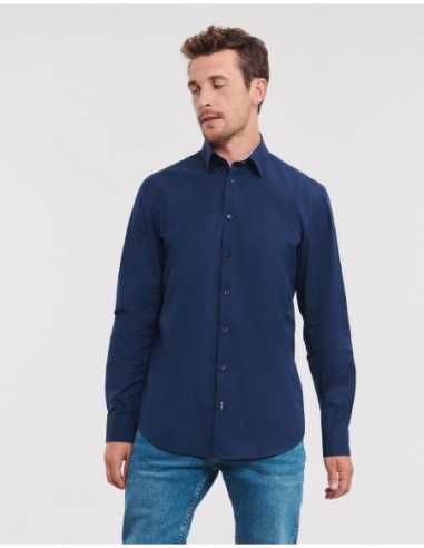 Mens LS Tailored Contrast Ultimate Stretch Shirt4