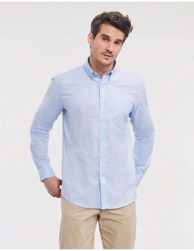 Mens LS Tailored Button-Down Oxford Shirt3