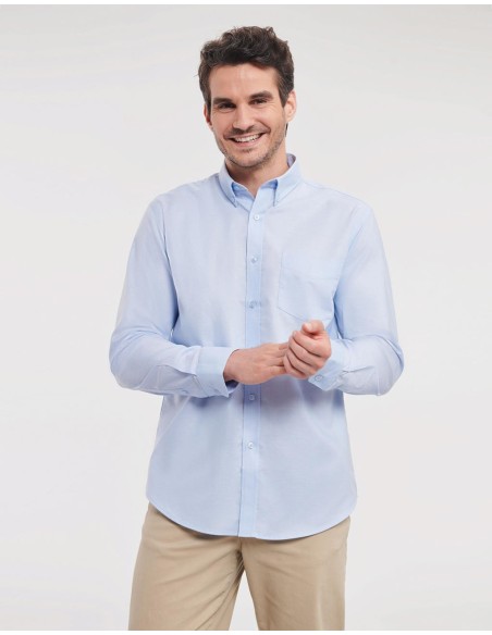 Mens LS Tailored Button-Down Oxford Shirt5