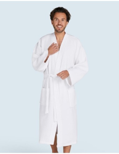 Constance Waffle Pique Bath Robe1