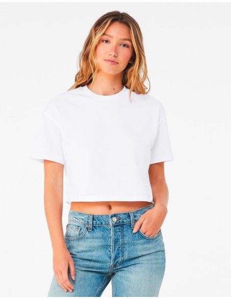 Womens Jersey Crop Tee0