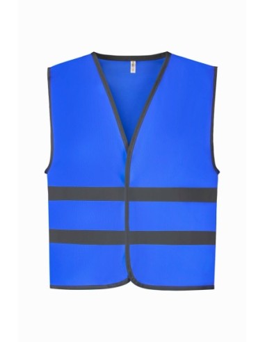 Kids Fluo Reflective Border Waistcoat0