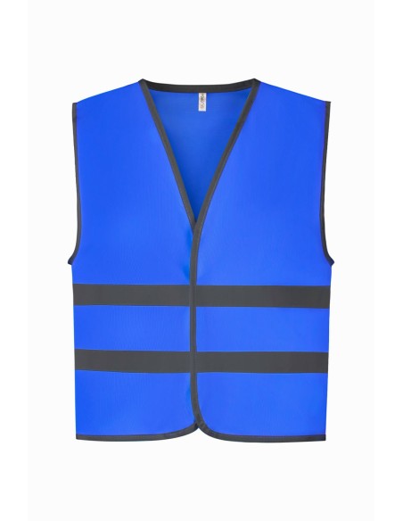 Kids Fluo Reflective Border Waistcoat0