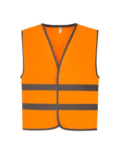 Kids Fluo Reflective Border Waistcoat1