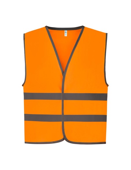 Kids Fluo Reflective Border Waistcoat1