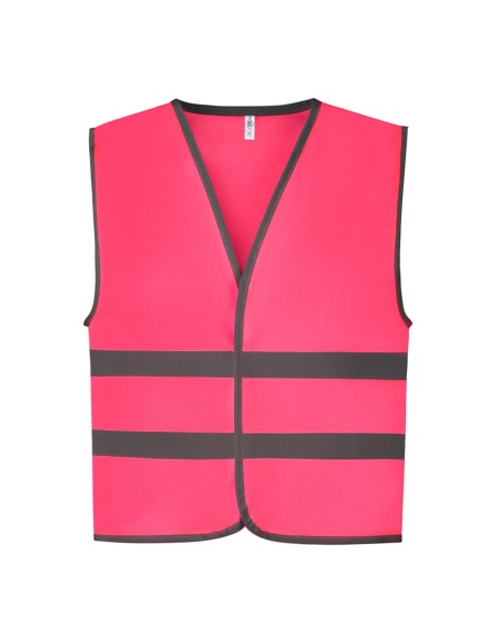 Kids Fluo Reflective Border Waistcoat2