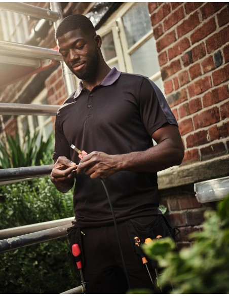 Contrast Coolweave Polo6