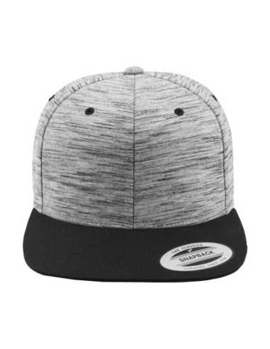 Stripes Melange Crown Snapback0