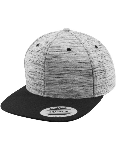 Stripes Melange Crown Snapback2