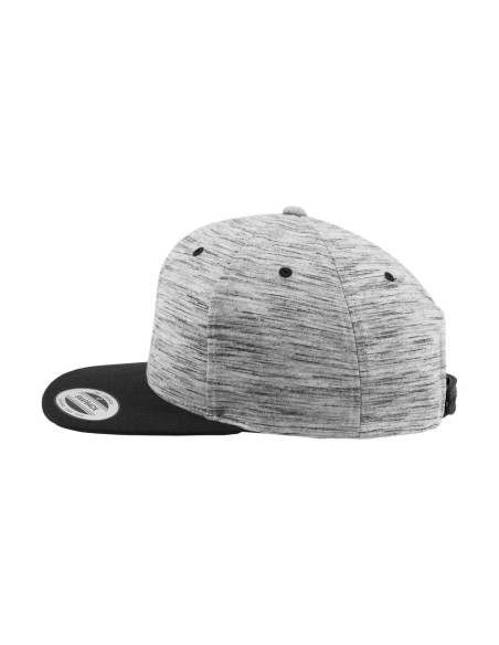 Stripes Melange Crown Snapback5