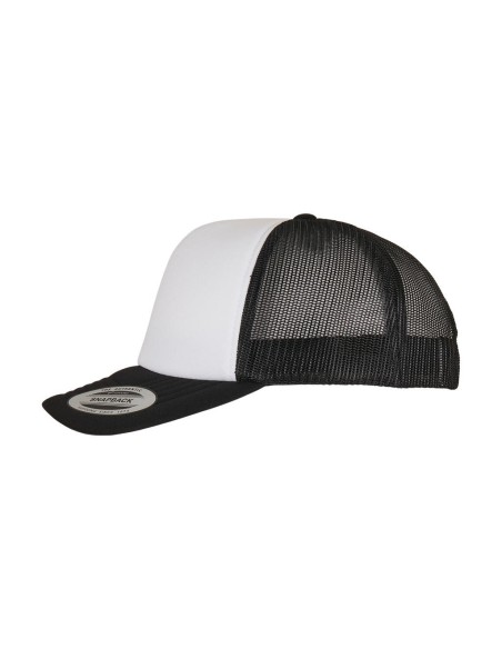 Classic Curved Foam Trucker Cap – White Front2
