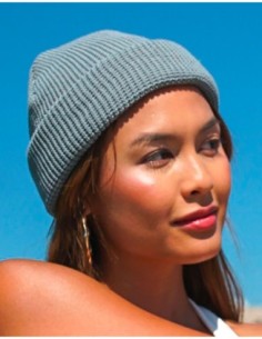 Recycled Yarn Waffle Knit Beanie5
