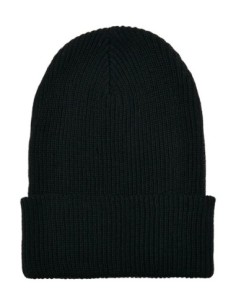 Recycled Yarn Ribbed Knit Beanie5 2