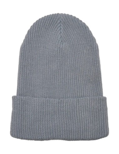 Recycled Yarn Ribbed Knit Beanie1