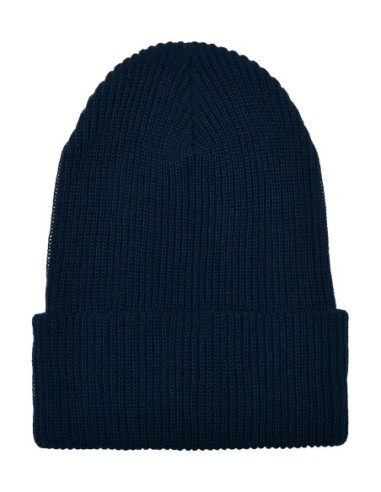 Recycled Yarn Ribbed Knit Beanie2