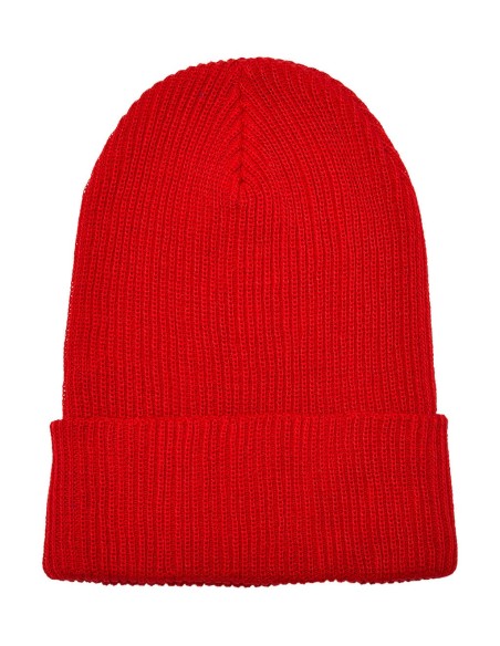 Recycled Yarn Ribbed Knit Beanie4