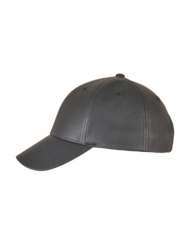 Synthetic Leather Alpha Shape Dad Cap2