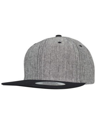 Melange Solid Snapback1