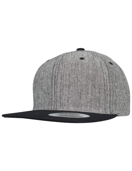 Melange Solid Snapback1