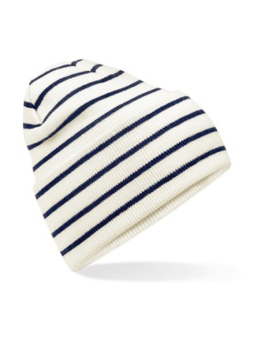 Original Deep Cuffed Striped Beanie0