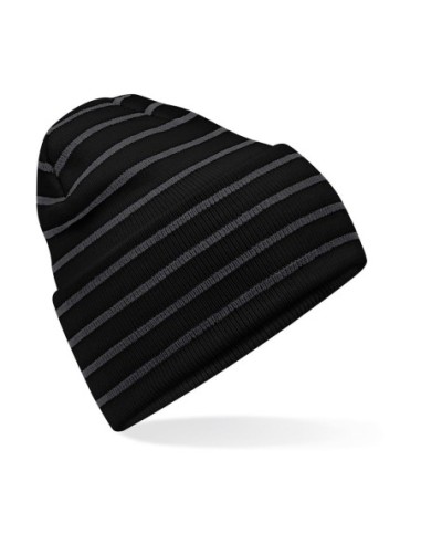 Original Deep Cuffed Striped Beanie2
