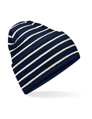 Original Deep Cuffed Striped Beanie3