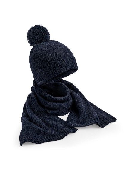 Knitted Scarf and Beanie Gift Set1