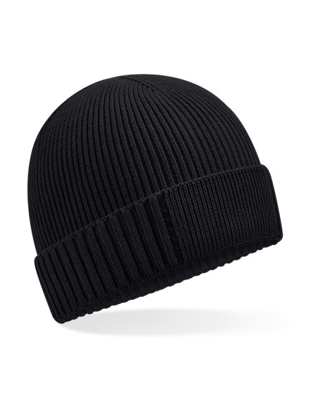 Organic Cotton Engineered Patch Beanie0