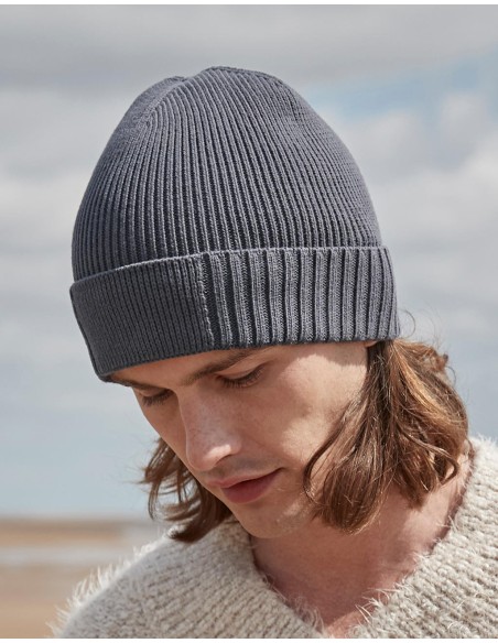 Organic Cotton Engineered Patch Beanie4