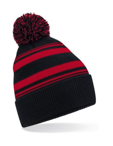 Striped Fan Beanie1