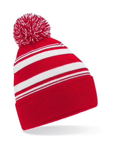 Striped Fan Beanie4