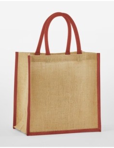 Natural Starched Jute Mini Gift Bag0