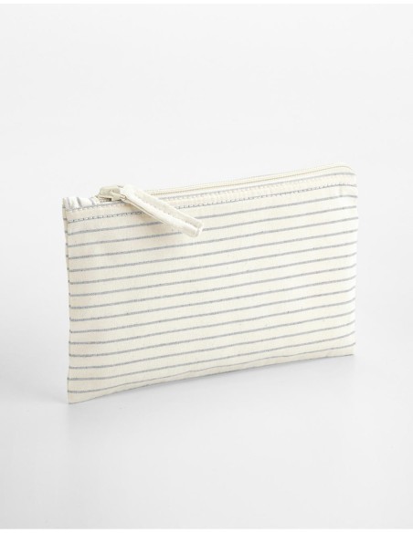Striped Organic Cotton Accessory Pouch2